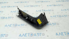 Right tailgate trim Chevrolet Trax 15-22 black, scratches, missing guide, whitened plastic