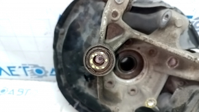 Rear right axle Audi Q3 8U 15-18 AWD complete with hub, brake disc, caliper, casing and ABS sensor, caliper and shock absorber bolt broken, casing dented