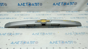 Chevrolet Trax 17-22 trunk door trim with emblem, under camera, cracks in fasteners