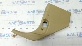 Front pillar trim lower left BMW X3 F25 11-17 beige, slab mount plug