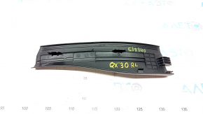 Door sill trim rear left Infiniti QX30 17- black, fastening defect