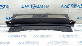 Trunk opening trim Infiniti QX30 17- chrome insert, scratches, bumps on chrome