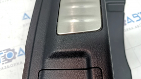 Trunk opening trim Infiniti QX30 17- chrome insert, scratches, bumps on chrome