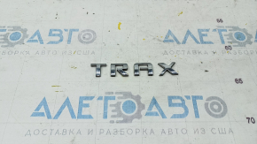 Emblem inscription TRAX tailgate Chevrolet Trax 17-22