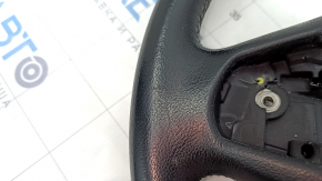 Bare steering wheel BMW X3 F25 11-17 leather black, scratches, tears