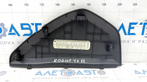Front panel trim side left Nissan Rogue 14-20 black