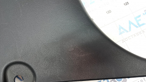 Center pillar trim lower left Infiniti QX30 17- black, scratches, broken mount