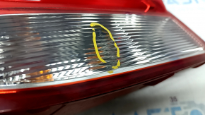 Left headlight Chevrolet Trax 17-22 halogen + LED, micro-cracks