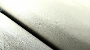 Central console armrest and cup holders BMW X3 F25 11-17 beige leather, for cleaning, pokes