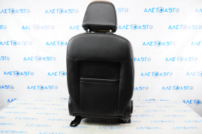 Passenger seat Ford Focus mk3 15-18 rest, with airbag, mechanic, leather black, for cleaning, scratches