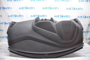 Torpedo front panel with AIRBAG Ford Focus mk3 15-18 rest black, crack in air duct