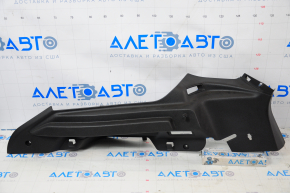 Rear pillar trim left Ford Focus mk3 11-18 5d black, broken fastener, no belt holder