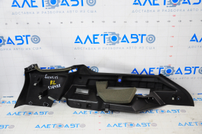Rear pillar trim left Ford Focus mk3 11-18 5d black, broken fastener, no belt holder