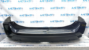 Rear bumper bare Nissan Rogue 17 - black, pressed