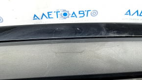 Rear bumper bare Nissan Rogue 17 - black, pressed