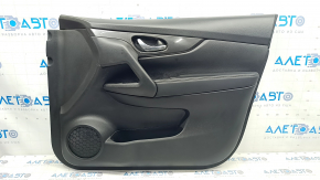 Door trim card front right Nissan Rogue 14-20 black, scratches