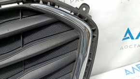 Chevrolet Trax 17-20 Front Bumper Lower Grille with Chrome, Sand, Pressed