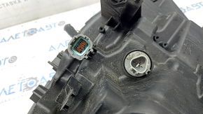 Headlight front right Nissan Rogue 17 - bare, halogen, scratches, sand, broken chip mount