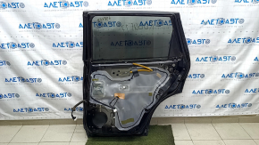 Door assembly rear right Nissan Rogue 14-20 black G41, butt