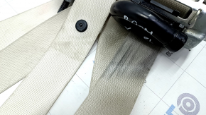 Seat belt rear left Mercedes W167 GLE 350 450 20-23 beige, shot, needs cleaning