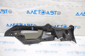 Rear pillar trim right Ford Focus mk3 11-18 5d black, without plug, broken fasteners