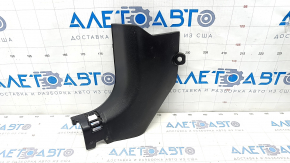 Front pillar trim lower left Nissan Rogue 14-20 black, scratches