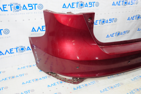 Rear bumper bare Ford Focus mk3 15-18 rest 5d red RR for parking sensors