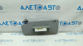 Left visor Chevrolet Trax 17-22 gray, without backlight, without hook, for dry cleaning