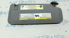 Left visor Chevrolet Trax 17-22 gray, without backlight, without hook, for dry cleaning
