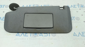 Left visor Chevrolet Trax 17-22 gray, without backlight, without hook, for dry cleaning