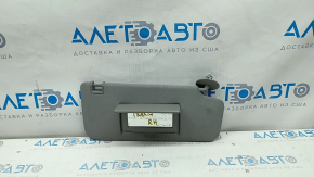 Right visor Chevrolet Trax 17-22 gray, without backlight, without hook, for dry cleaning