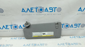 Right visor Chevrolet Trax 17-22 gray, without backlight, without hook, for dry cleaning