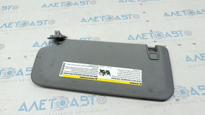 Right visor Chevrolet Trax 17-22 gray, without backlight, without hook, for dry cleaning
