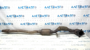 The inlet pipe with the catalytic converter Audi Q3 8U 15-18 CCTA is crushed