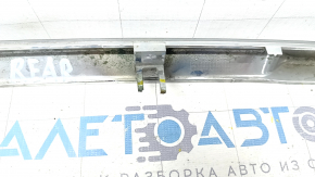 Lower rear bumper molding Nissan Rogue 17 - chrome, broken fasteners, scratches