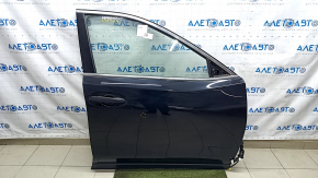 Door assembly front right Nissan Rogue 14-20 black G41, butt