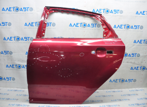 Door bare rear left Ford Focus mk3 11-18 red RR, painted, dents, small bump