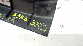 Door sill trim rear right inner Toyota Avalon 13-18 black, broken fastening, worn