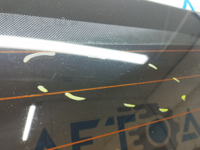 Rear glass Hyundai Sonata 15-19 non-factory tinting, scratches