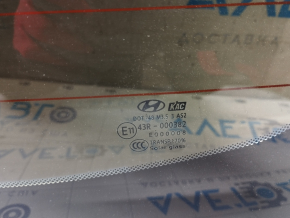 Rear glass Hyundai Sonata 15-19 non-factory tinting, scratches