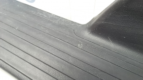 Door sill trim rear left front Toyota Sequoia 08-16 black, worn, without plug, broken fastening