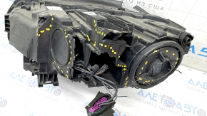 Headlight front right bare Mercedes W167 GLE 350 450 20-22 LED with seal, seal broken, fasteners broken, fragments missing, housing broken