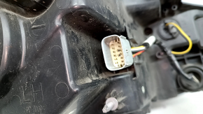 Headlight front left naked Chevrolet Trax 17-22 halogen + LED DRL, scratches, sand, peeling varnish