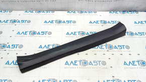 Front left threshold trim Toyota Rav4 13-18 black, plastic turned white, fastener broken