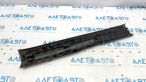 Front left threshold trim Toyota Rav4 13-18 black, plastic turned white, fastener broken