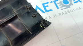 Front left threshold trim Toyota Rav4 13-18 black, plastic turned white, fastener broken