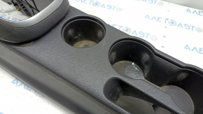 Central console cup holders Chevrolet Trax 17-20 black, broken molding, scratches