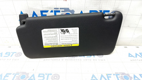 Right sun visor for Infiniti QX30 17-19, black, without hook