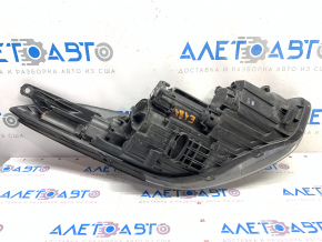 Headlight front left bare Hyundai Elantra UD 11-13 prerest, cobweb, for polishing