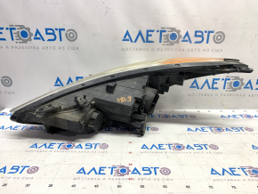 Headlight front right bare Hyundai Elantra UD 11-13 prerest, cobweb, for polishing